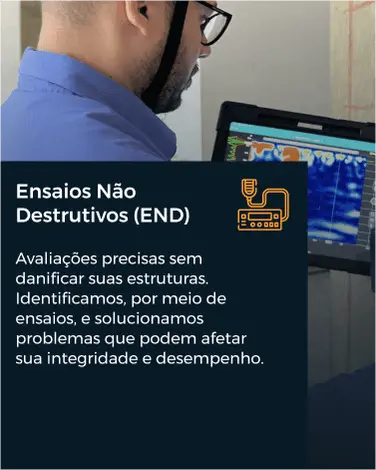 Detalhes dos Ensaios Não Destrutivos - Informações sobre o serviço
